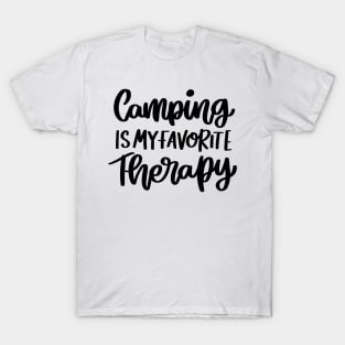 Camping is my favorite therapy T-Shirt